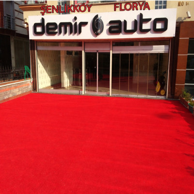 7 mm Kırmızı Çim Halı