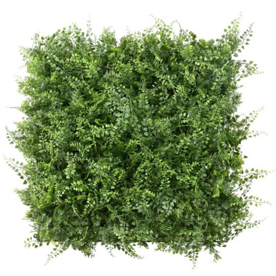 Fern Çim Duvar 50×50 Panel | Eğrelti Otu Görünümlü Yeşil Duvar