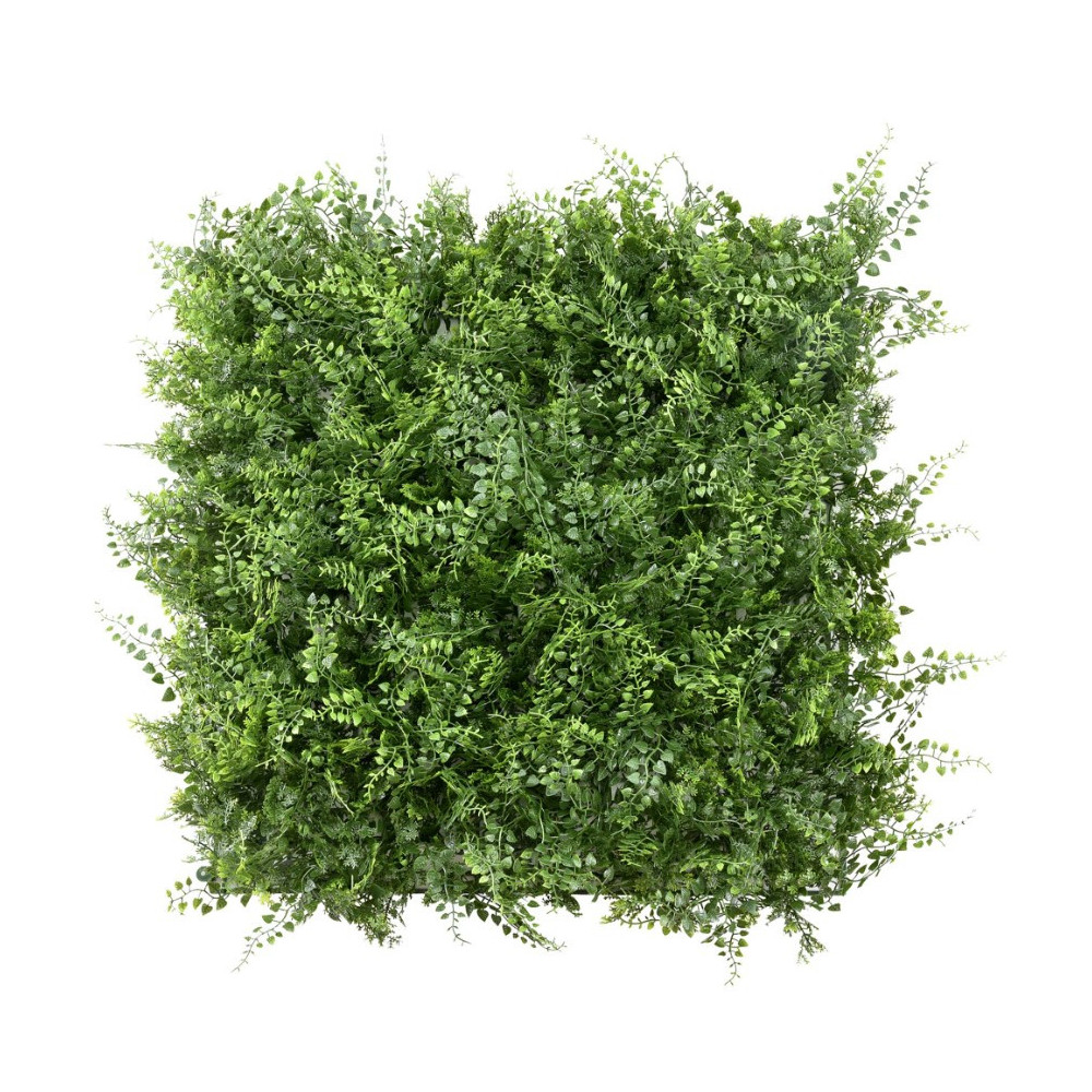 Fern Çim Duvar 50×50 Panel | Eğrelti Otu Görünümlü Yeşil Duvar