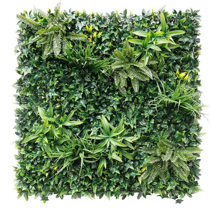 Green Dream Çim Duvar Paneli 100×100 cm | Gerçekçi Yeşil Duvar
